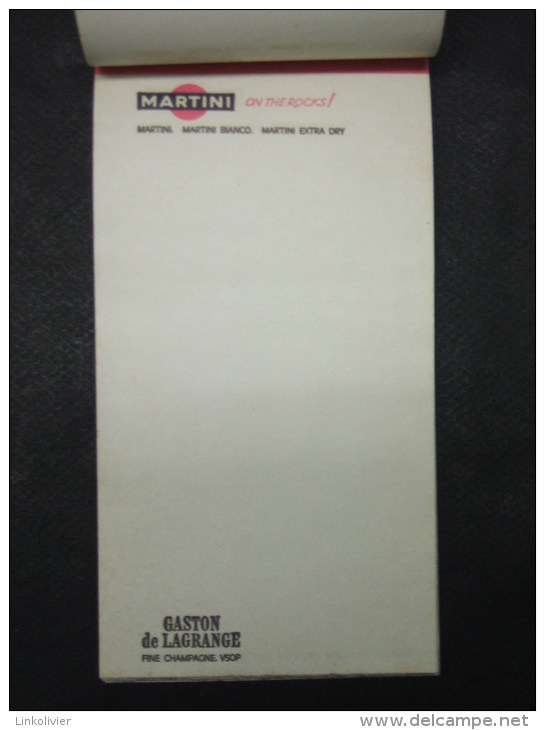 Ancien CARNET Facturier MARTINI / Gaston De Lagrange / Nutsy - Invoices