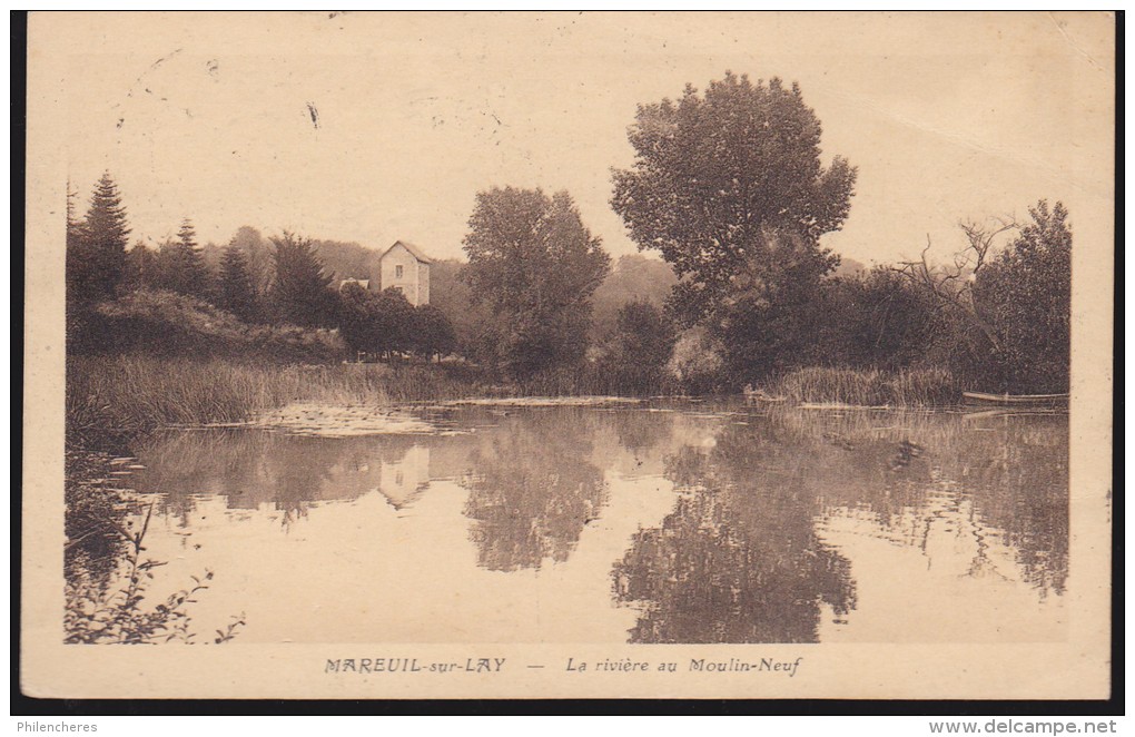 CPA - (85) Mareuil Sur Lay - La Riviere Au Moulin Neuf (bel Affranchissement) - Mareuil Sur Lay Dissais