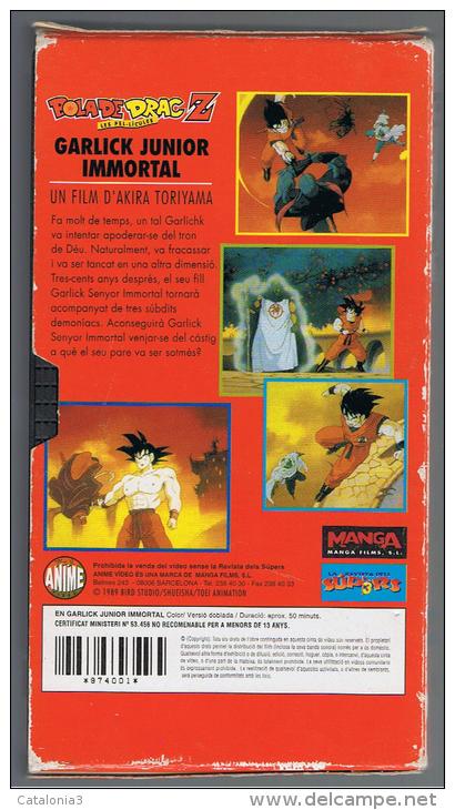 PELICULA En VHS - Original Usada - BOLA DE DRAC Z (en Catalá) - Manga