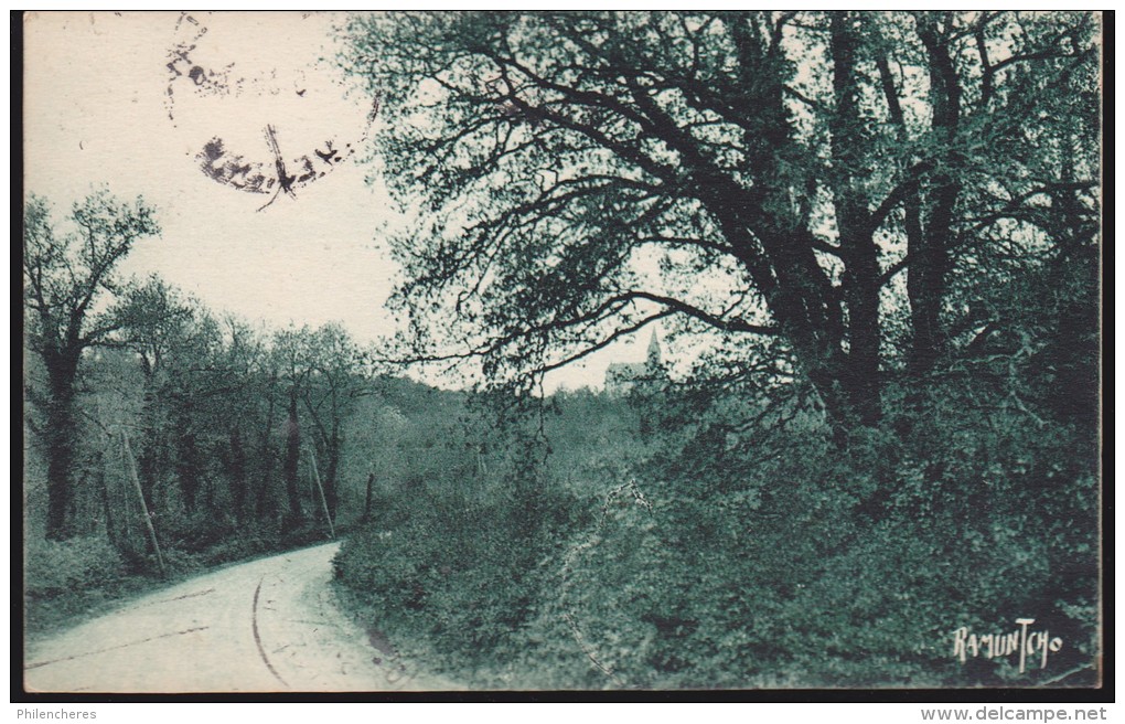 CPA - (85) Mareuil - Route Pittoresque De Mareuil à Chateau Guibert (obl.1935) - Mareuil Sur Lay Dissais