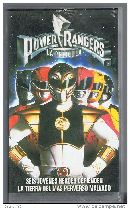 PELICULA En VHS - Original Usada - POWER RANGERS - Manga