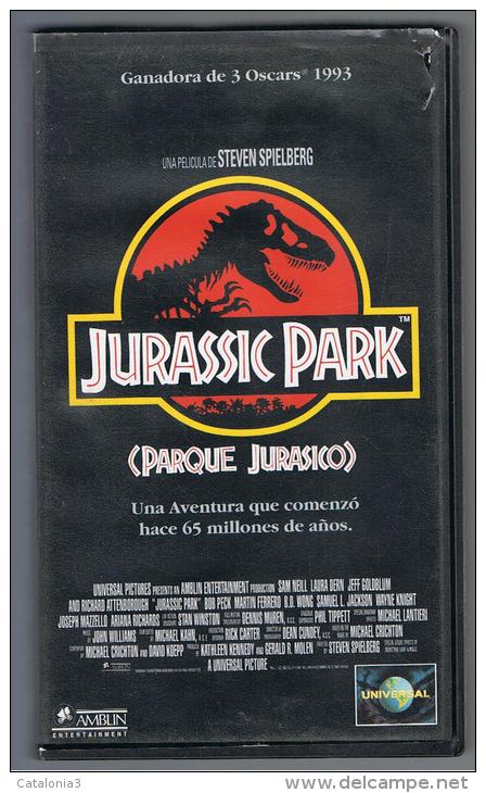 PELICULA En VHS - Original Usada - JURASIC PARK - Otros & Sin Clasificación