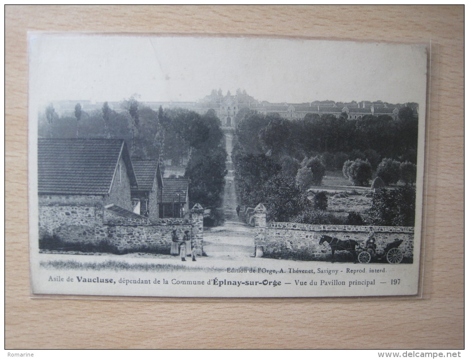 Asile De Vaucluse, Dépendant De La Commune D'Epinay Sur Orges - Vue Du Pavillon Principal - Epinay-sur-Orge