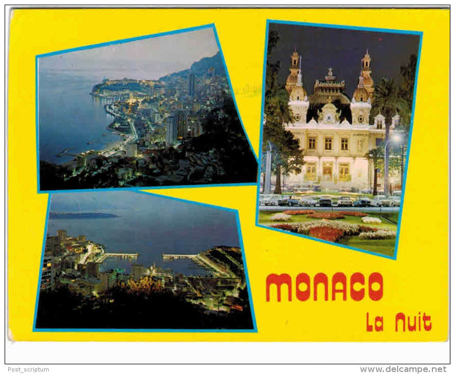 Monaco  La Nuit - Tarjetas Panorámicas