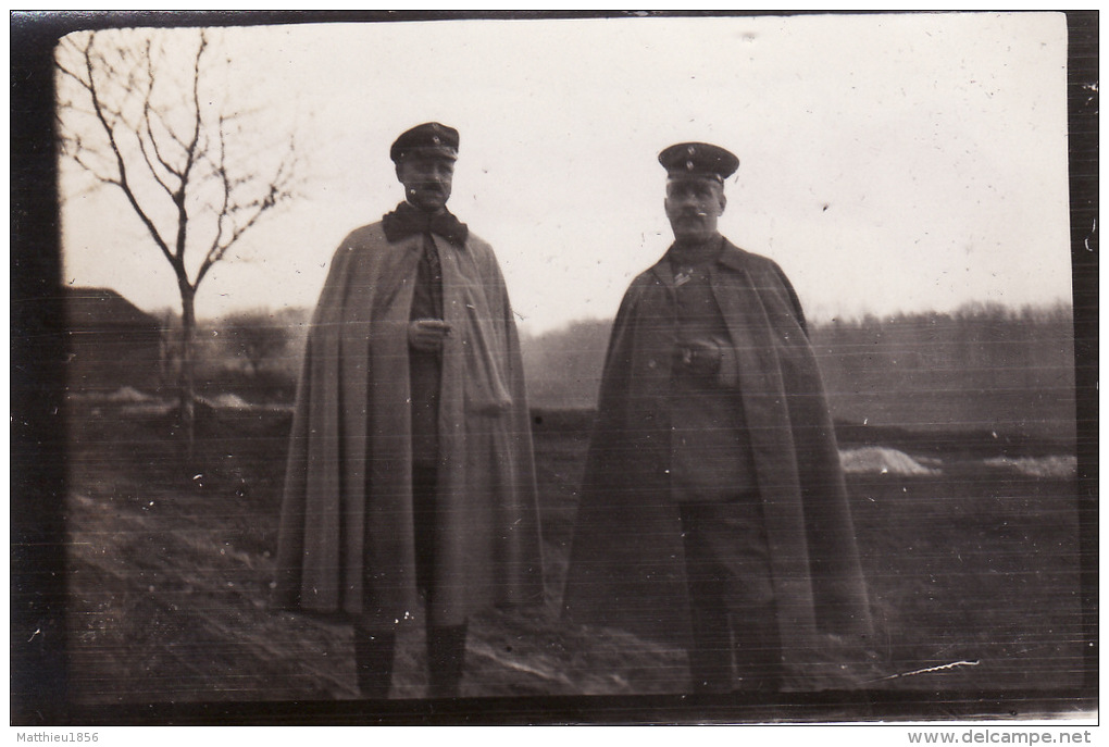 Photo Originale 1916 NESLE - Soldats Allemands (A31, Ww1, Wk1) - Nesle