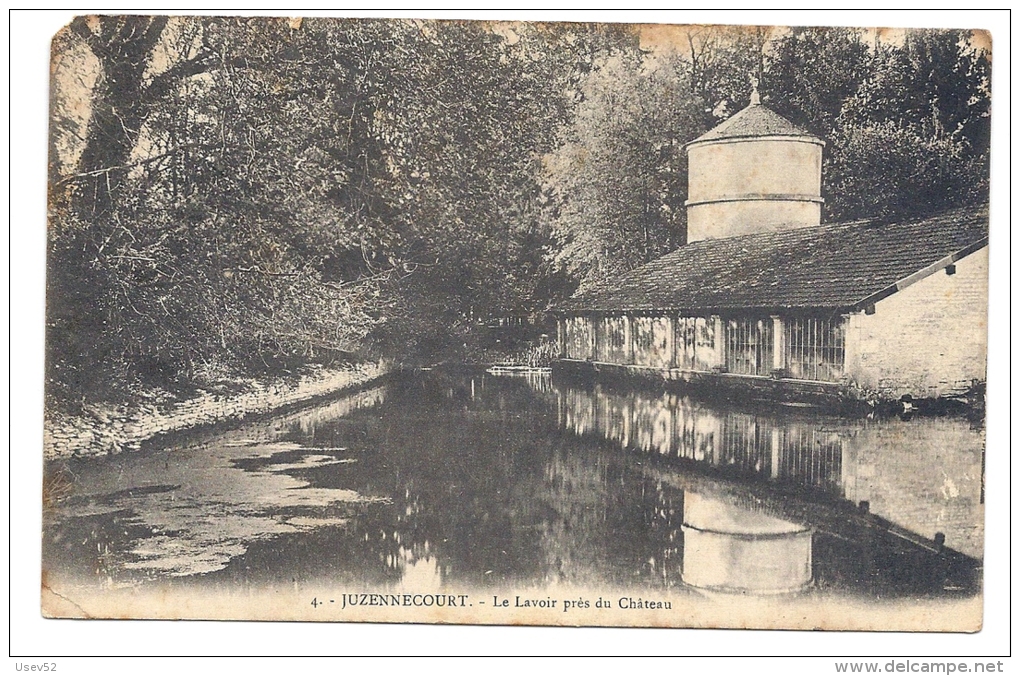 CPA Juzennecourt - Le Lavoir Près Du Château - Juzennecourt