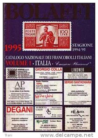 CATALOGO BOLAFFI - 1994/95 - Italie