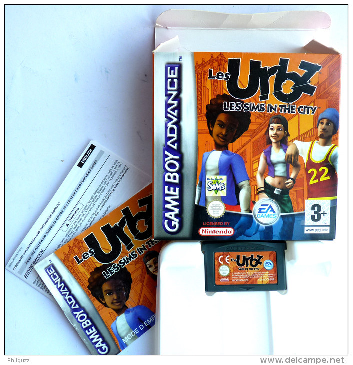 JEU NINTENDO GAME BOY ADVANCE Les URBZ - Les Sims In The City En Boîte Avec Livret - Game Boy Advance