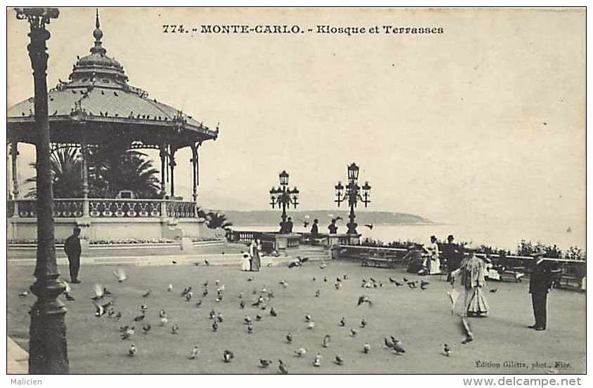 Monaco -ref B735- Monte Carlo - Kiosque - Theme Kiosques - Carte Bon Etat - - Monte-Carlo