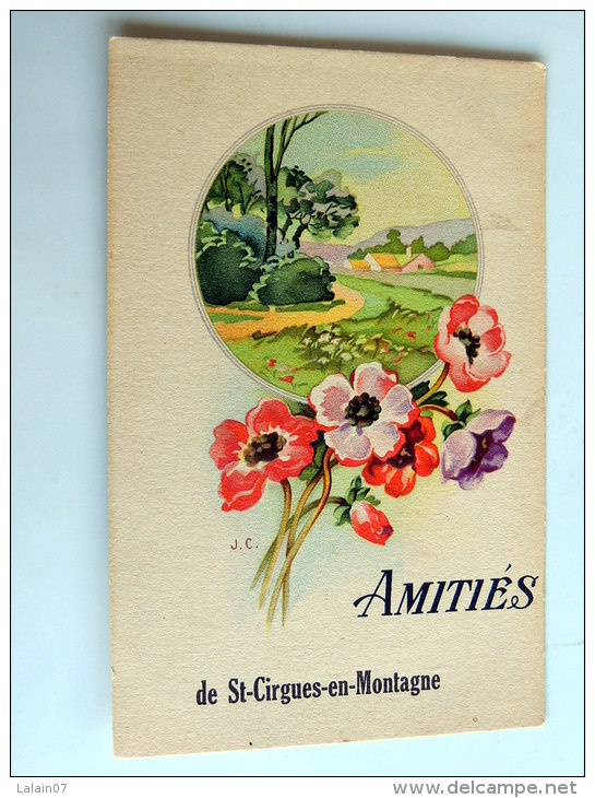 Carte Postale Ancienne : Amitiés De SAINT-CIRGUES EN MONTAGNE - Other & Unclassified