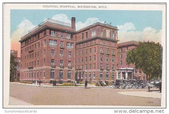 Minnesota Rochester Colonial Hospital 1928 - Rochester