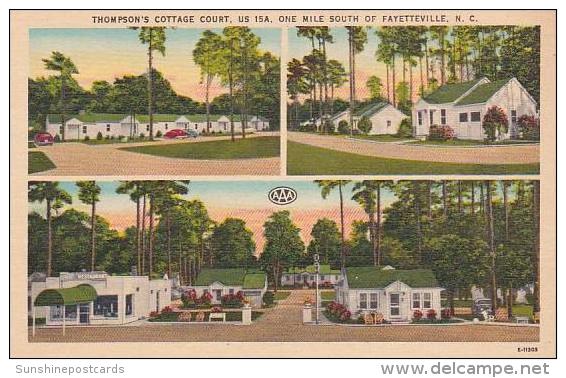 North Carolina Fayetteville Thompson's Cottage Court - Fayetteville