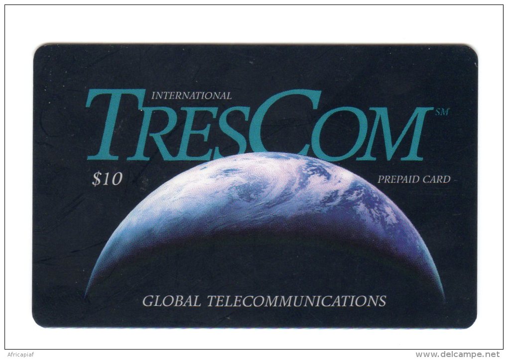 PUERTO RICO CARAIBES GLOBAL TELECOM TRESCOM 10$ - Puerto Rico