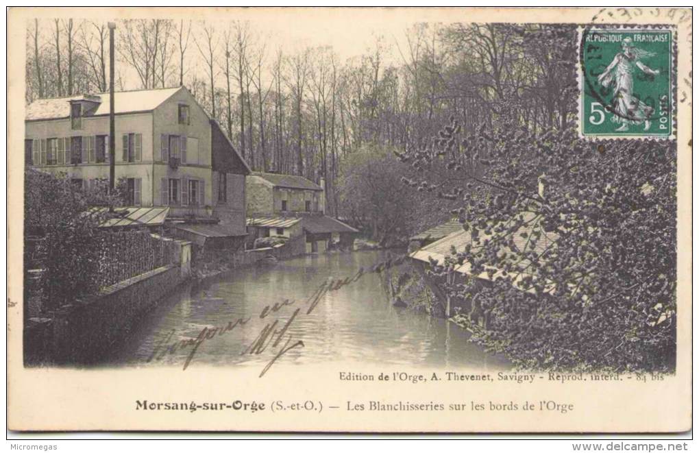 MORSANG-sur-ORGE - Les Blanchisseries Sur Les Bords De L'Orge - Morsang Sur Orge