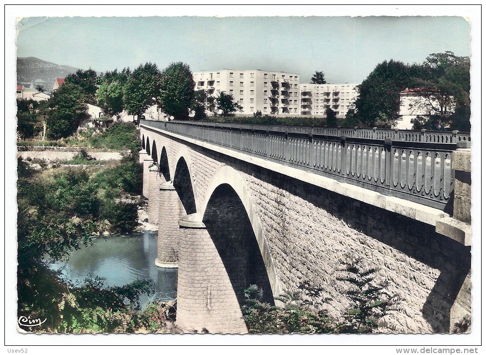 CPSM Ganges - Le Pont Neuf Et Les Cités - Ganges