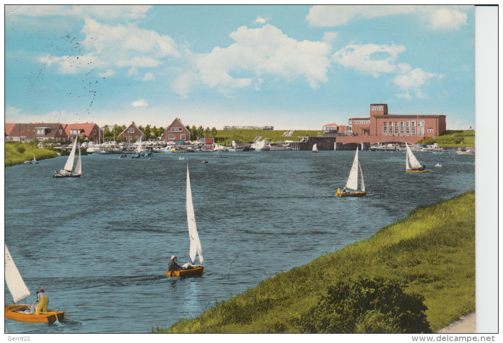 2941 CAROLINENSIEL, Binnenhafen & Schöpfwerk, Handcoloriert - Wittmund