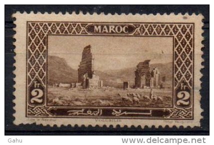 Maroc ; Mth ; 1923 ; N° Y: 120 ; N ;  " Volubilis  " . ; Cote Y : 1.25 E - Neufs