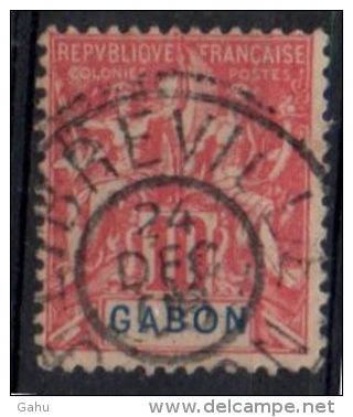 Gabon ; Mth ; 1904 ; N° Y: 20 ; Ob ;  Cachet " Libreville 24 Dec.  " . ; Cote Y : 8.00 E - Gebraucht