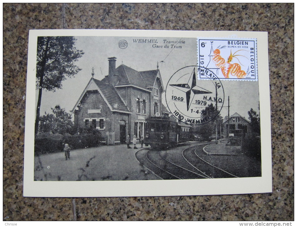 WEMMEL NAVO EERSTEDAG STEMPEL CACHET L1416 - Wemmel