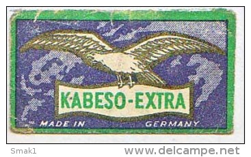 RAZOR BLADE RASIERKLINGE KABESO EXTRA MADE IN GERMANY Nicht Ohne Rasierer Gefüllt - Razor Blades