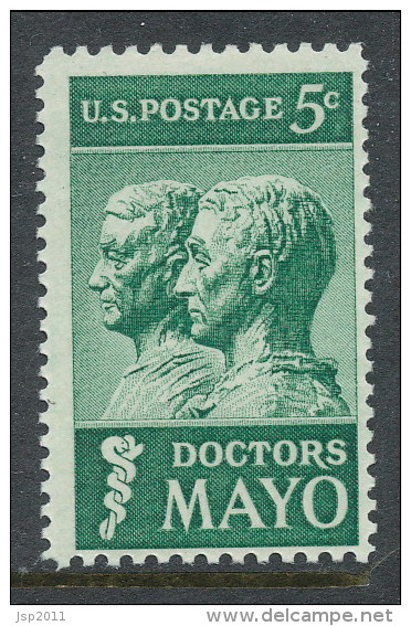 USA 1964 Scott # 1251. Doctors Mayo Issue, MNH (**) - Unused Stamps