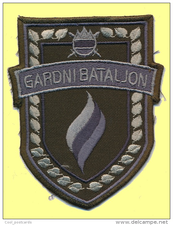 SLOVENIA, SLOVENIAN  ARMY PATCH FOR COMBAT UNIFORM, GUARD BATTALION - Scudetti In Tela