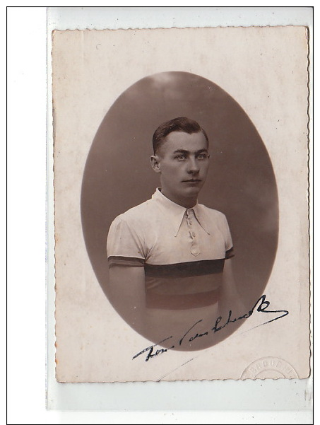 AUTOGRAPHE - COUREUR CYCLISTE: ANTHOINE VAN SCHENDEL - Très Bon état - Other & Unclassified