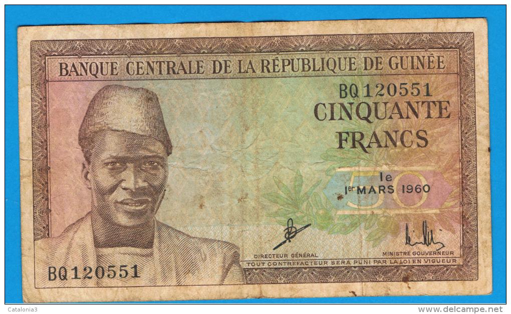 GUINEA - 50 Francs  1960  P-12 - Guinea