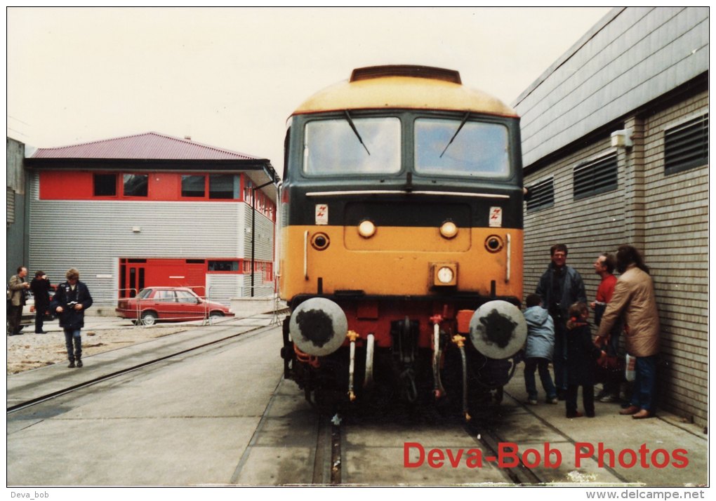 Railway Photo BR Class 47 47406 Bounds Green TMD 1987 Rail Riders Loco Shed - Trains