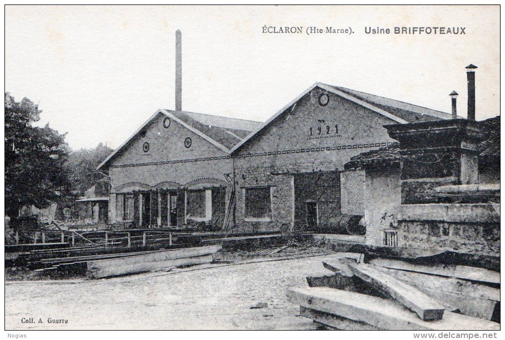 ECLARON - BEAU PLAN DE L'USINE BRIFFOTEAUX -  TOP !!! - Eclaron Braucourt Sainte Liviere