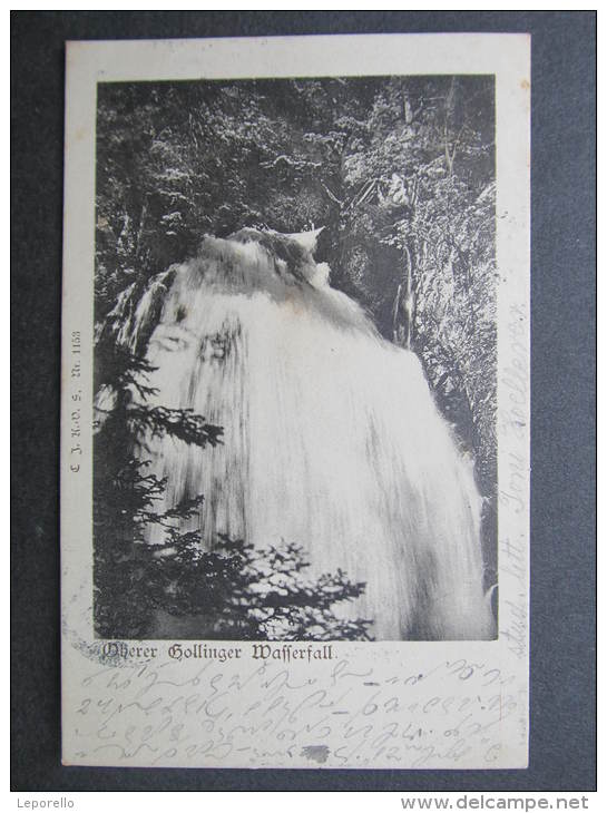 AK GOLLING Wasserfall 1905 ///  D*8342 - Golling