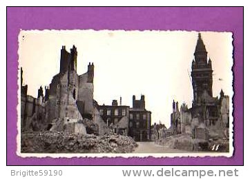 PHOTOGRAPHIE - 59 -  DUNKERQUE -  WWII - RUINES / RUE DU QUAI - CLICHE LOSFELD - - Guerre, Militaire