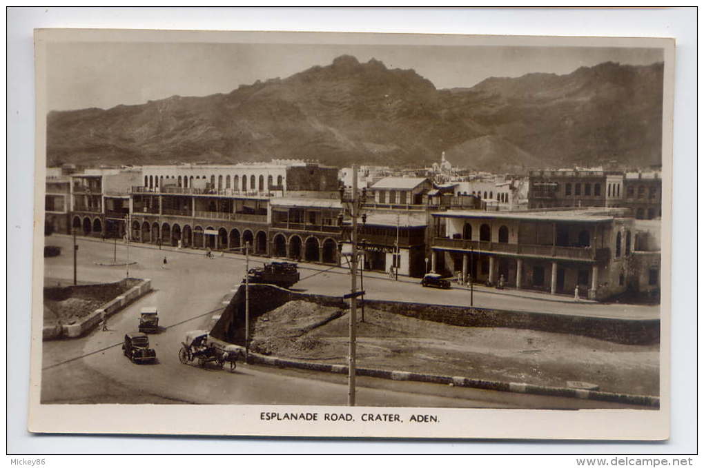 YEMEN--Esplanade Road (très Animée,attelage, Voitures) --CRATER---ADEN.............à  Saisir - Yemen