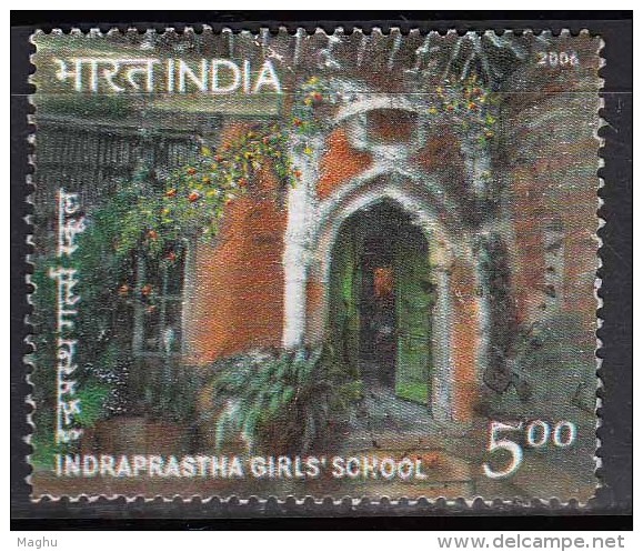 India Used 2006, Women Education, Indraprastha Girls School,  (sample Image) - Used Stamps