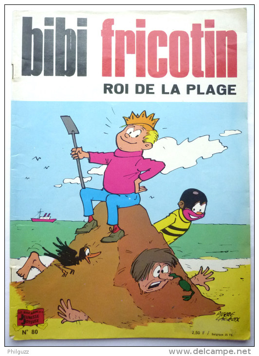 BIBI ET FRICOTIN 80 - ROI DE LA PLAGE -  LACROIX (1) - Bibi Fricotin