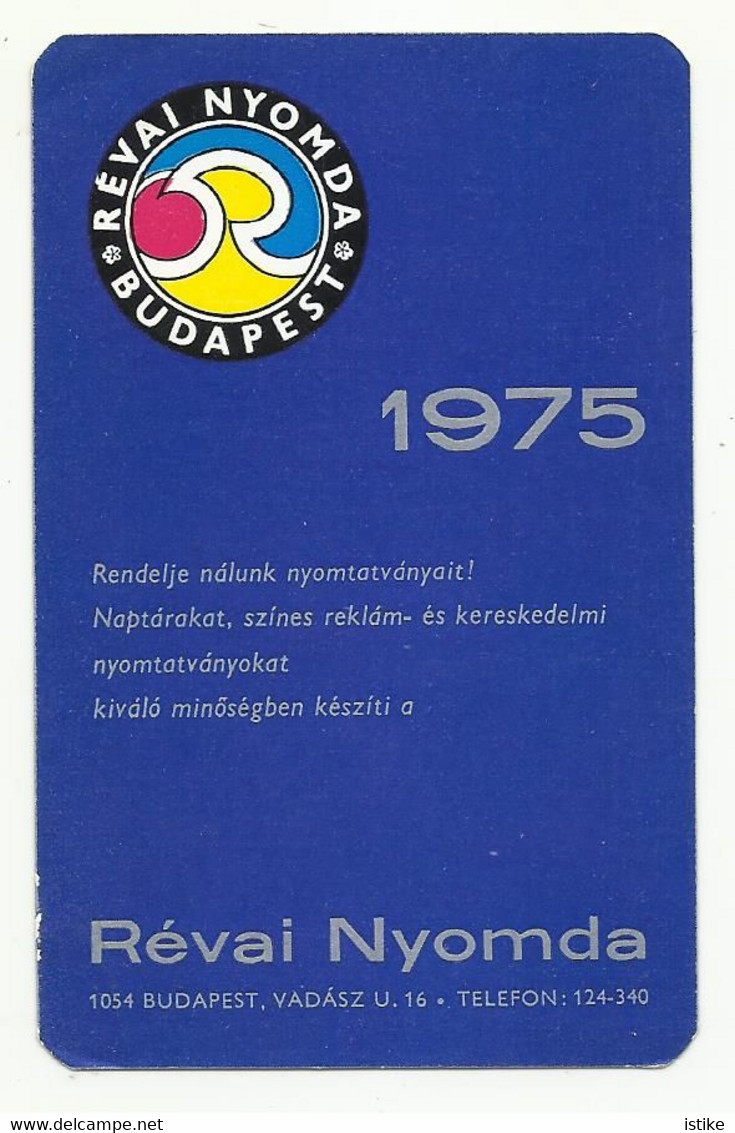 Hungary, Révai  Press,  1975, - Formato Piccolo : 1971-80
