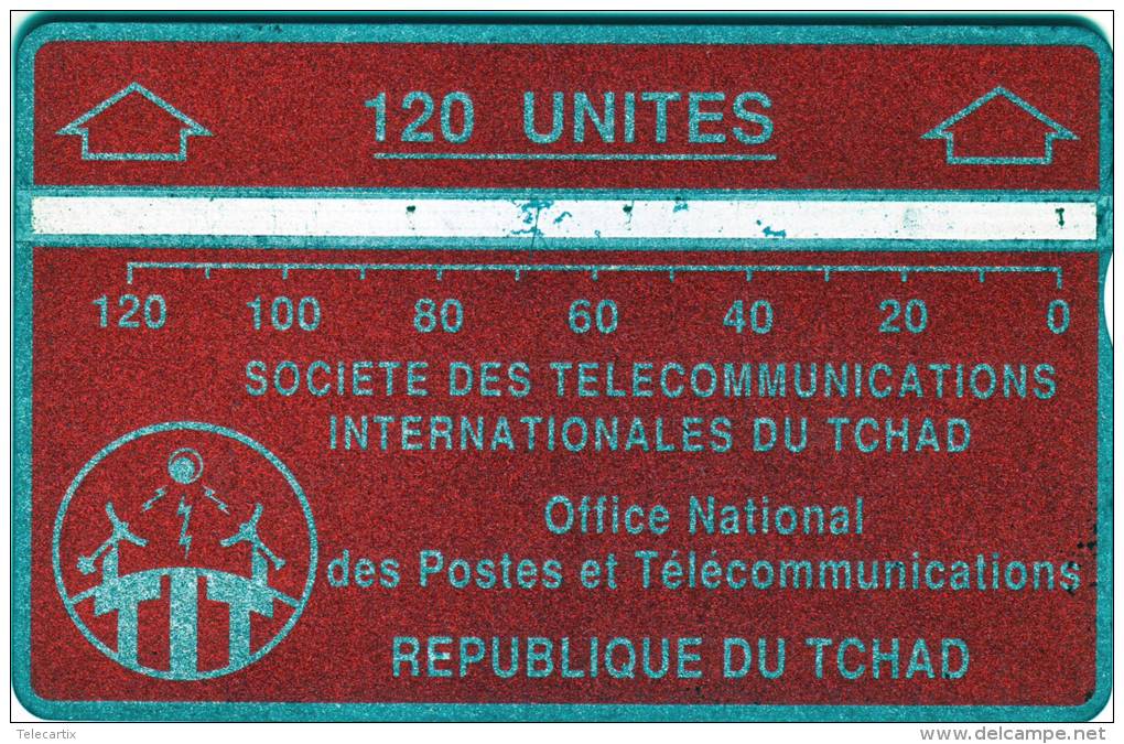 ***Télécarte Magnétique Du TCHAD ONPT     120Unités Vide  TB  A Saisir *** N° Lot :506A01338  RARE******** - Ciad