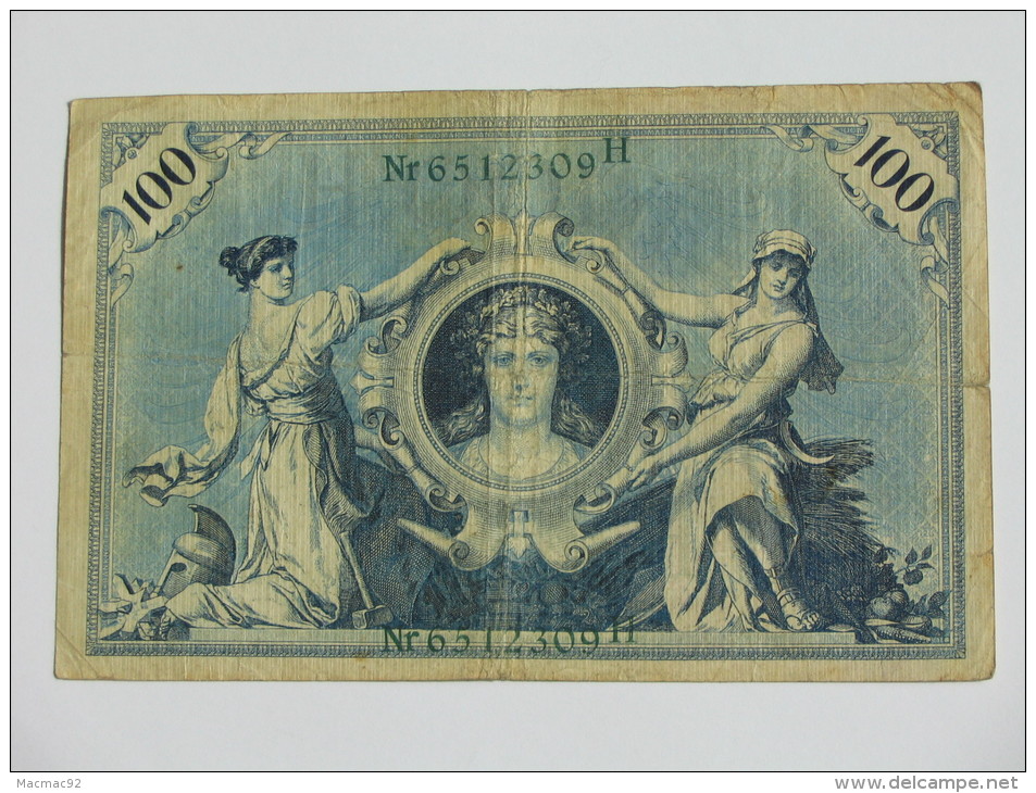 100 Ein Hundert Mark  - Berlin 1908  - Germany  - Allemagne -. - 100 Mark