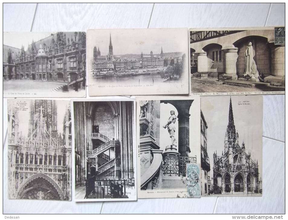 Lot De 14 Cpa Rouen - MI08 - 5 - 99 Postcards