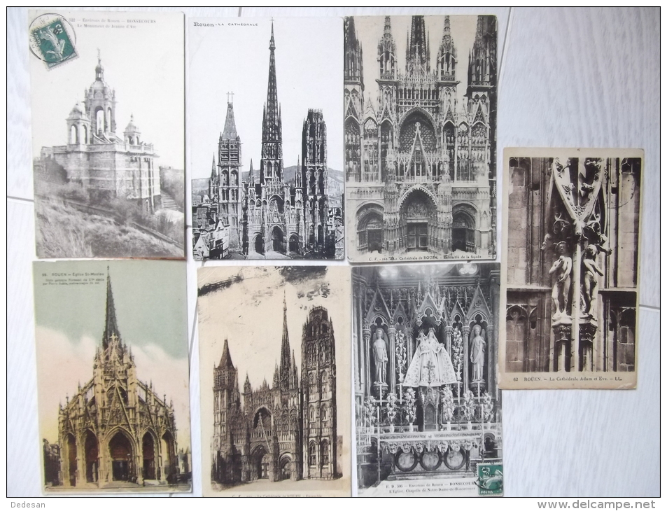 Lot De 14 Cpa Rouen - MI08 - 5 - 99 Postcards