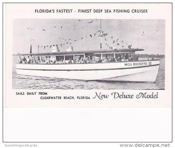 Florida Clearwater Deep Sea Fishing Boat Miss Buckeye III - Clearwater