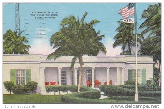 Florida Palm Beach Station W W P G 1949 - Palm Beach