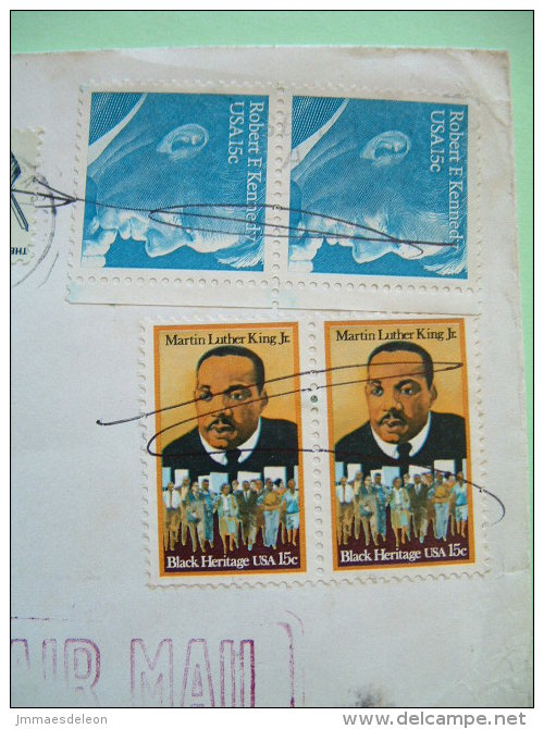 USA 1998 Cover  To Denmark - Feather - Martin Luther King - Robert Kennedy - Lettres & Documents