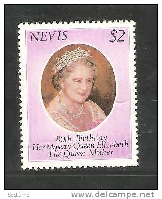 Nevis 1980 Queen Mother Birthday 80th Birthday MNH - St.Kitts En Nevis ( 1983-...)