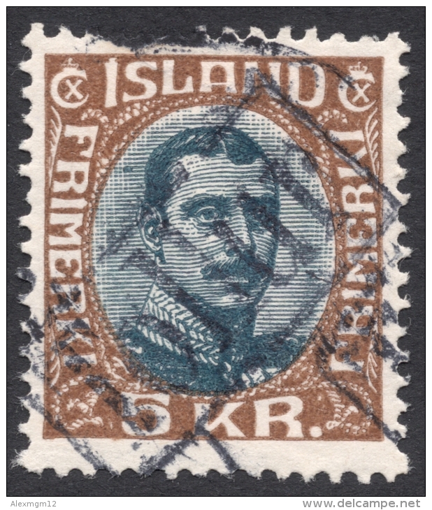 Iceland, 5 K. 1920, Sc # 128, Mi # 98, Used - Used Stamps