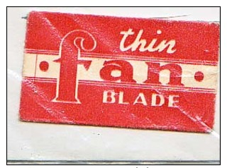 RAZOR BLADE RASIERKLINGE FAN THIN BLADE . Nicht Ohne Rasierer Gefüllt - Rasierklingen