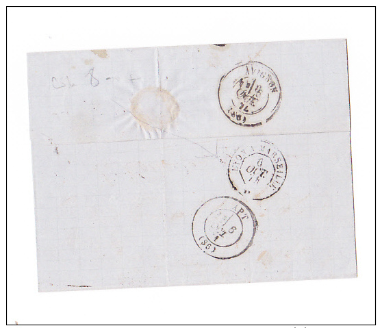 Ceres 25c Sur Envelloppe - 1871-1875 Ceres