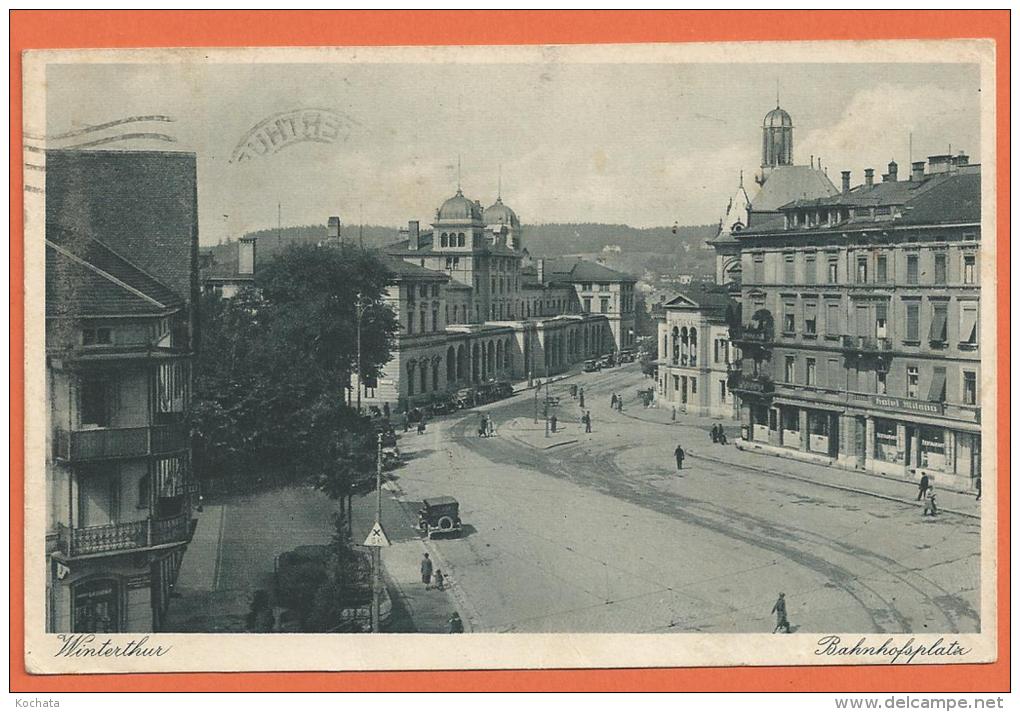 HA311, Winterthur, Bahnhofplatz,  Circulée 1932 - Winterthur