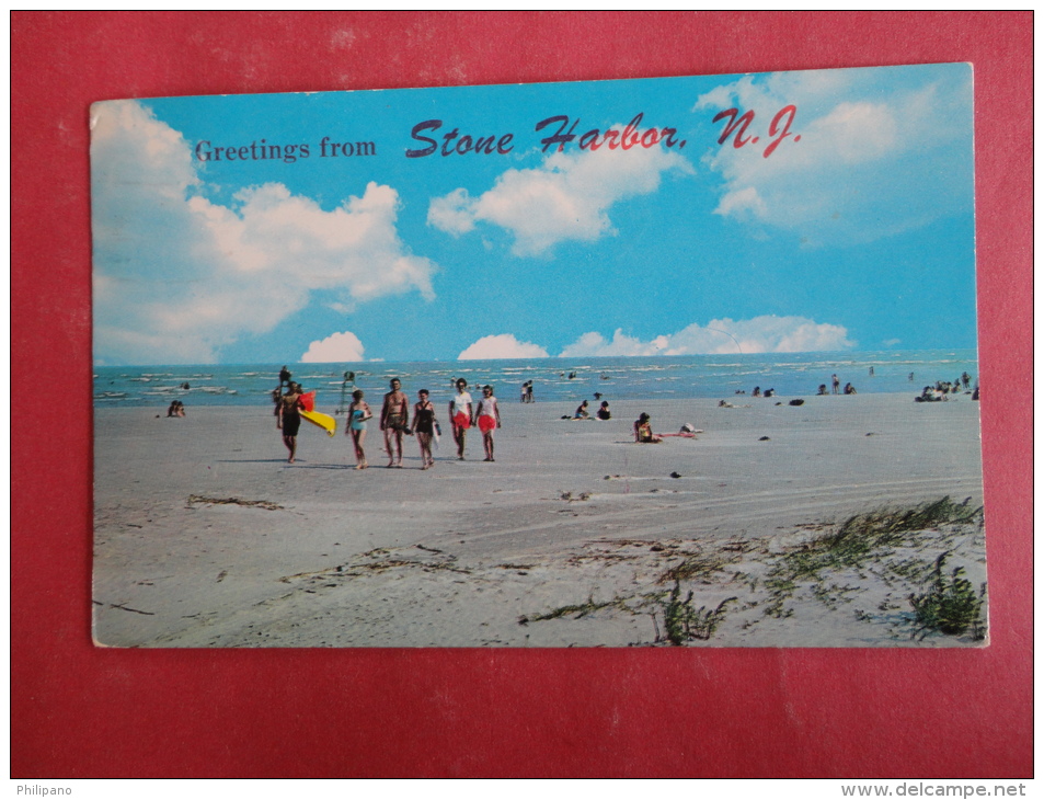 New Jersey  Stone Harbor  Beach 1965 Cancel -- Ref 1024 - Camden