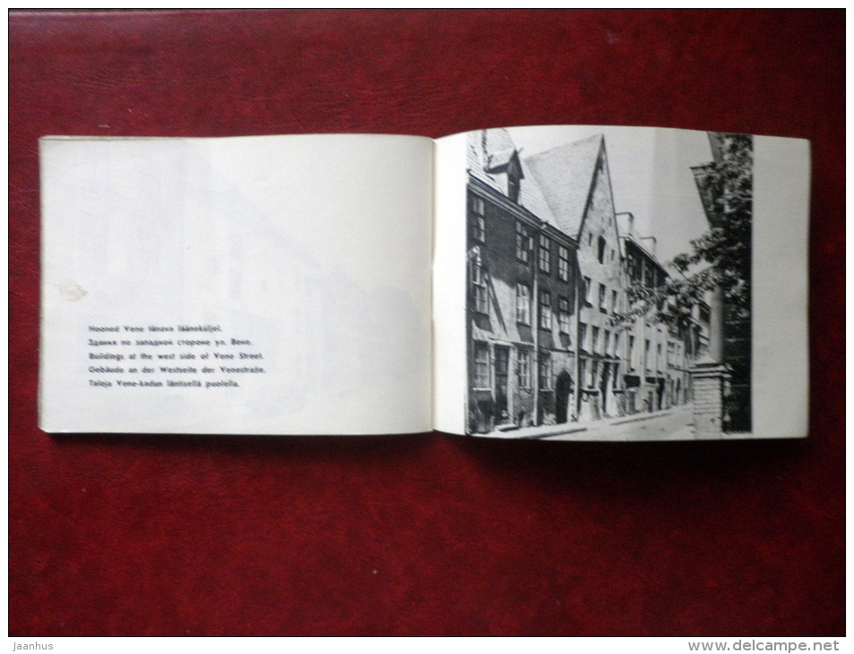 Tallinn , Vene street - Mini Travel Photo book - 32 pages - 1972 - Estonia USSR